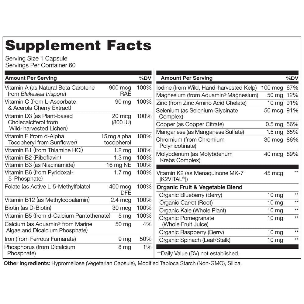 Close-up of vegan nutrients: D3 from lichen and Vitamin E from sunflower