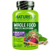 NATURELO Whole Food Multivitamin + Immune Blend hero image