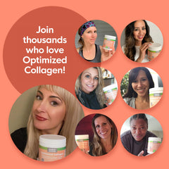Paleo & Keto-friendly collagen powder with scoop