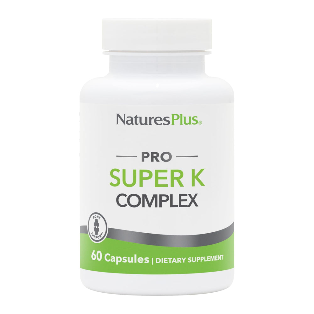 NaturesPlus PRO Super K Complex bottle with front label