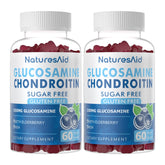 Natures Aid Glucosamine Chondroitin Gummies 2-Pack bottle