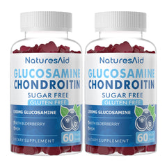 Natures Aid Glucosamine Chondroitin Gummies 2-Pack bottle