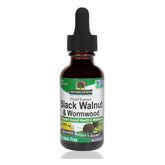 Bottle of Nature's Answer Black Walnut and Wormwood Liquid Extract, 1 oz (30 mL), alcohol-free