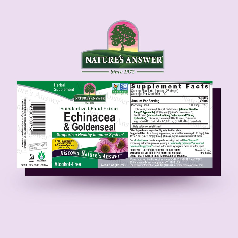 Product label showing non-GMO and kosher certifications