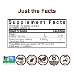 Packaging box for Nature's Answer Reishi Mushroom Extract