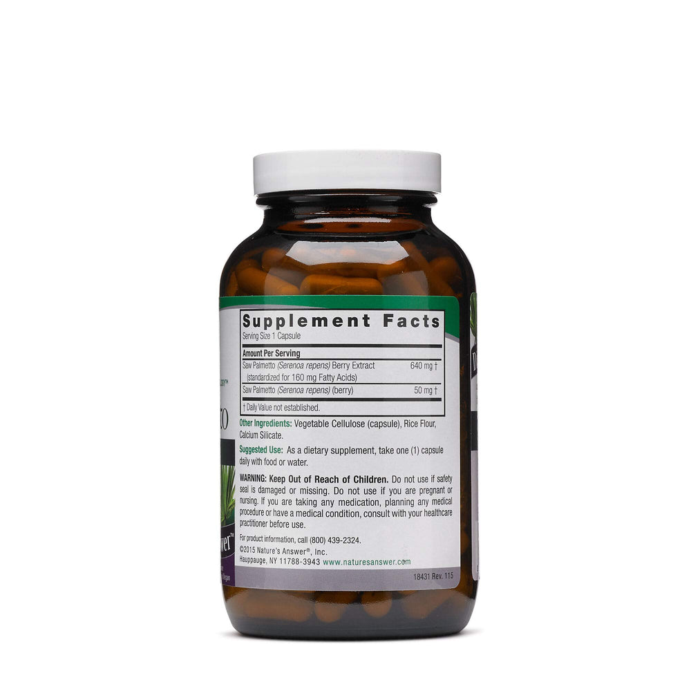 Saw Palmetto 690mg extract ingredients and features