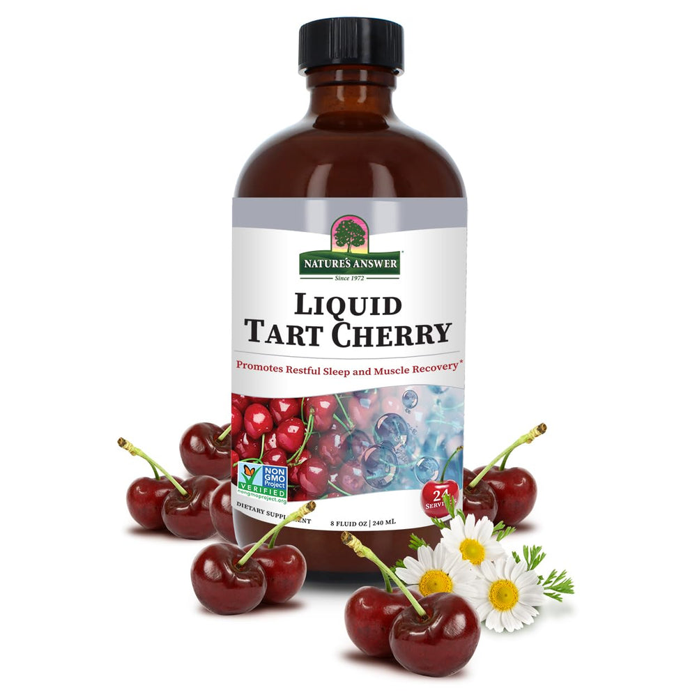 Nature's Answer Tart Cherry 8 Ounce Liquid bottle front view