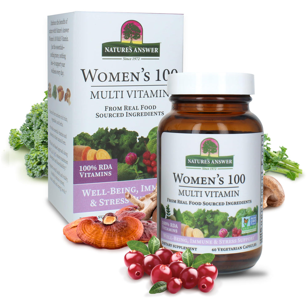 Nature's Answer Women's 100% Multivitamin bottle label