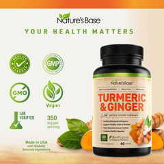 Turmeric and Ginger capsules together