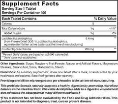 Packaging and capsule imagery for Nature's Blend Acidophilus Probiotic Supplement