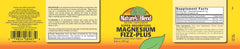 Nature's Blend Magnesium Fizz-Plus Lemon-Lime powder label