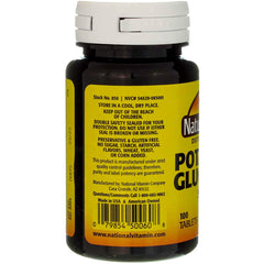 Close-up of a single 500 mg tablet