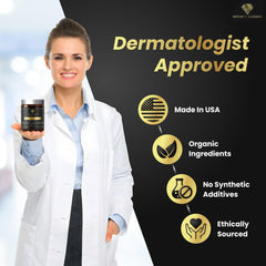 Cream texture close-up showing rich collagen-boosting beef tallow formula