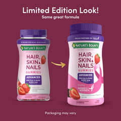 Strawberry flavored gummies close-up