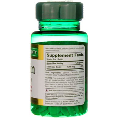 Close-up of a single Biotin coated tablet