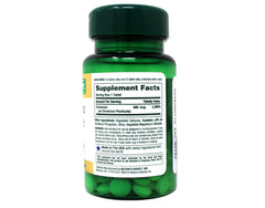 Nature's Bounty Chromium Picolinate 800 mcg bottle highlighting non-GMO and vegetarian-friendly
