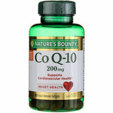 Front view of set of 2 Nature's Bounty CoQ-10 200 mg bottles, 80 tablets