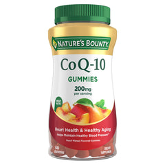 Hero image: Nature's Bounty CoQ10 Gummies Peach Mango 60-count