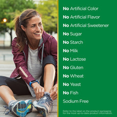 Nature's Bounty CoQ10 Plus L-Carnitine softgels on white background