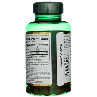 Nature's Bounty CoQ10 rapid-release softgels for quick daily support