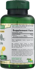 Close-up of dl-Alpha Vitamin E softgels