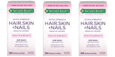 Front view of Nature's Bounty Extra Strength Hair Skin Nails 150 Count Pack of 3 bottle