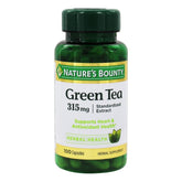 Nature's Bounty Green Tea Extract bottle and 2-pack of capsules (315 mg)