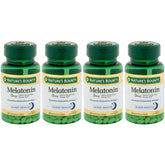 Nature's Bounty Melatonin 5 mg softgels bottle – 90-count, pack of four