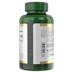Nature’s Bounty supplement label presents dietary preferences clearly