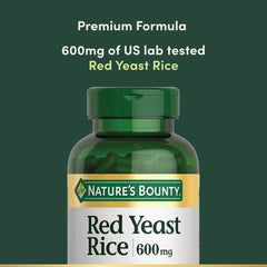 Close-up on label and capsule bottle