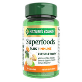 Nature's Bounty Superfoods Plus Immune bottle front