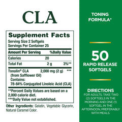 Close-up of Tonalin CLA 1000mg softgels