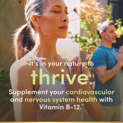 Vegetarian-friendly Nature's Bounty Vitamin B12 packaging