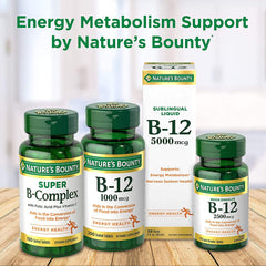 Lifestyle image featuring Vitamin B12 supplement for energy and health