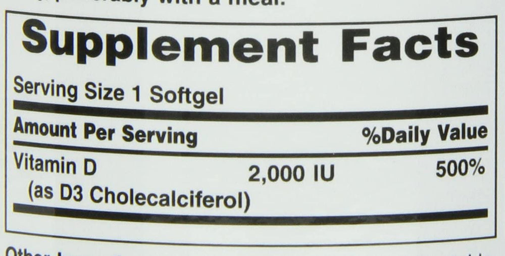 Bottle illuminated by sunlight to emphasize Vitamin D