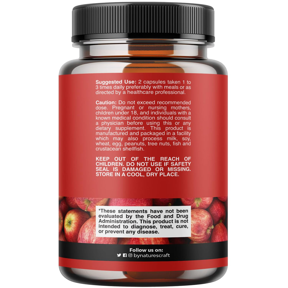 Natures Craft ACV Deep Cleanse capsules packaging close-up highlights clean ingredients and quality.