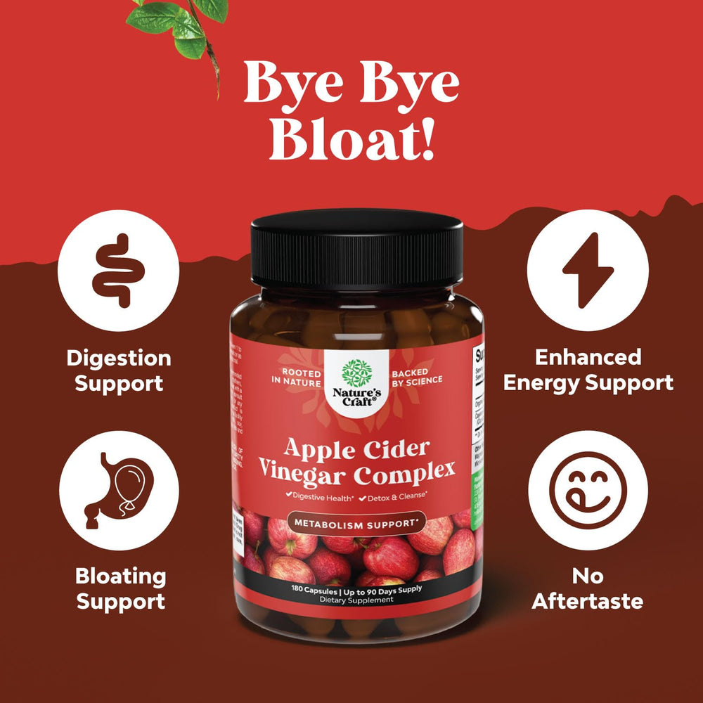 Natures Craft ACV Deep Cleanse capsules on table imply simple, sugar-free daily support.