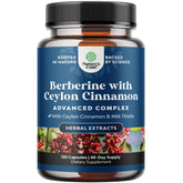 Natures Craft Balancing Berberine bottle with capsules for heart health and sugar support.