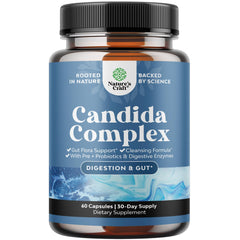 Natures Craft Candida Cleanse bottle for daily detox support.