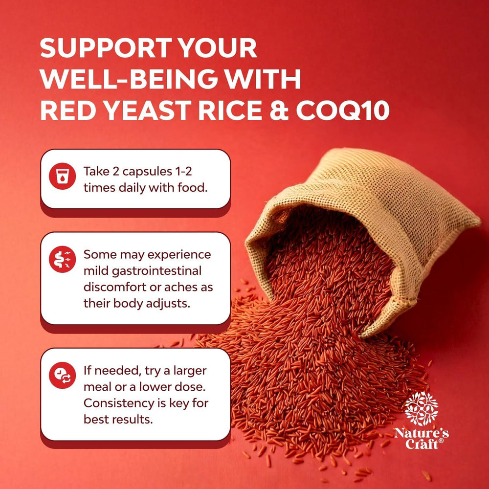 Nature's Craft CoQ10 ingredient panel
