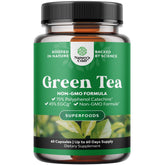 Natures Craft Green Tea Extract Capsules bottle front supports daily energy