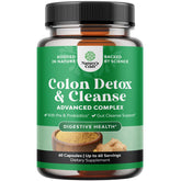 Natures Craft Herbal Colon Cleanse bottle with capsules for digestive support.