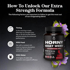 Nature's Craft Horny Goat Weed inner packaging showing freshness seal
