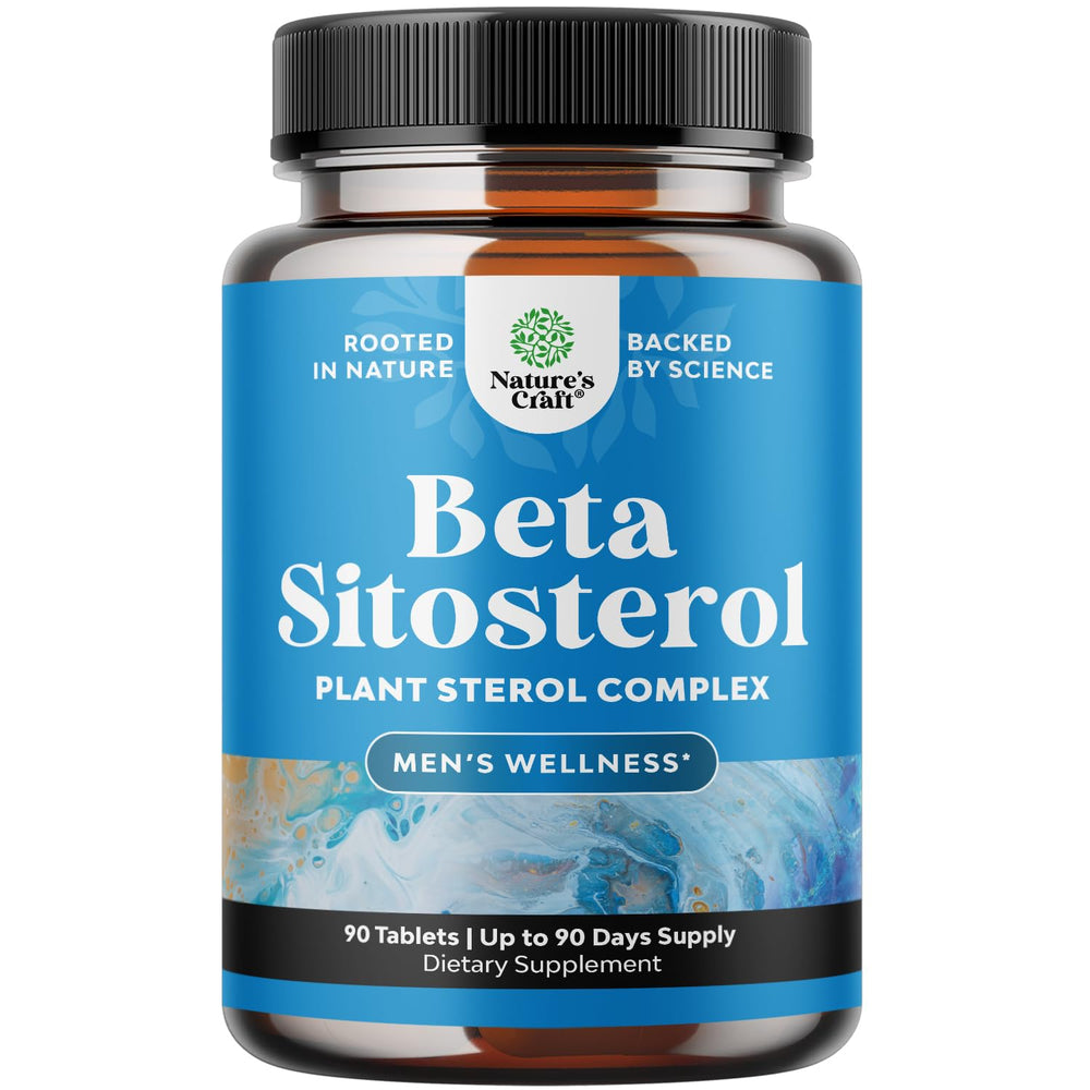 Natures Craft Plant Sterols Complex 500mg Beta Sitosterol bottle