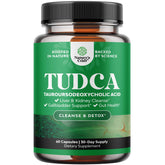 Natures Craft Tudca bottle front shows extra strength 500mg support for liver health.