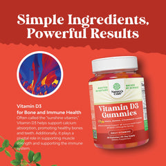 Packaging for Natures Craft Vitamin D3 Gummies