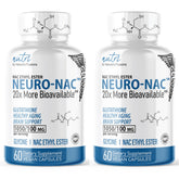 Nature's Fusions NACET Neuro NAC supplement bottle 2-pack