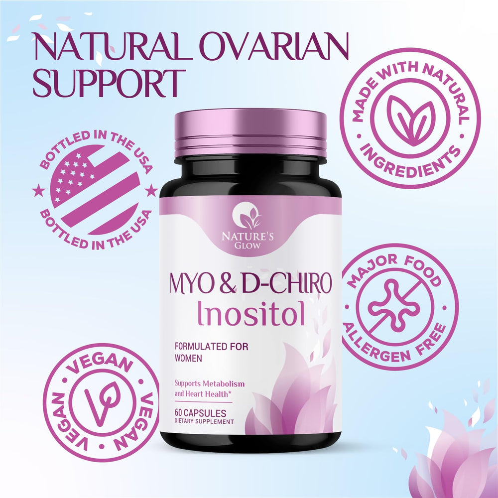 Nature's Glow supplement facts label focused on ingredient breakdown