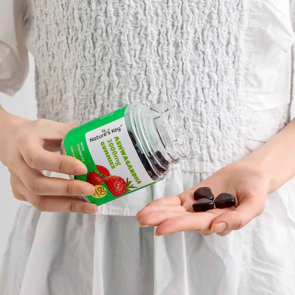 Nutritionist-formulated high-potency ashwagandha gummies