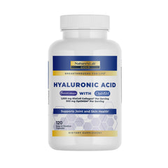 Nature's Lab Hyaluronic Acid with Biocell Collagen and MSM bottle - hero image